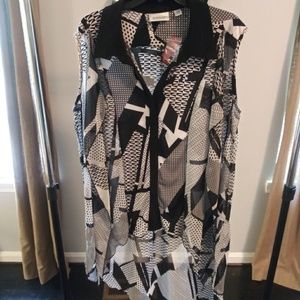 Geometric see thru top